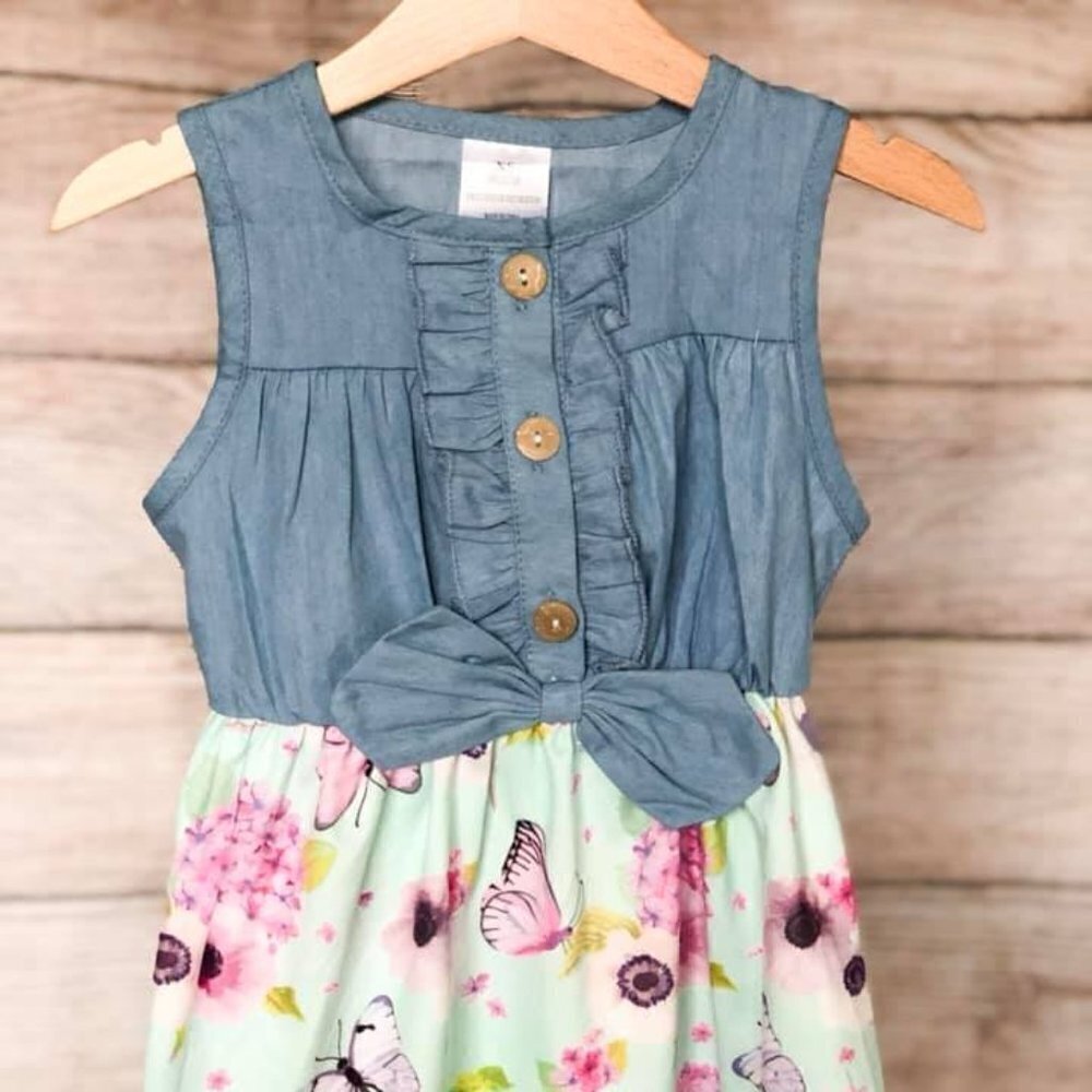 SECRET GARDEN DRESS LITTLE GIRL XS